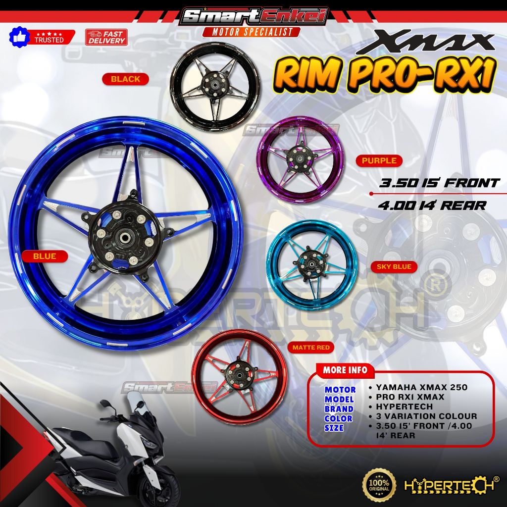XMAX V1/V2/V3 RIM PRO-RX1 HYPERTECH