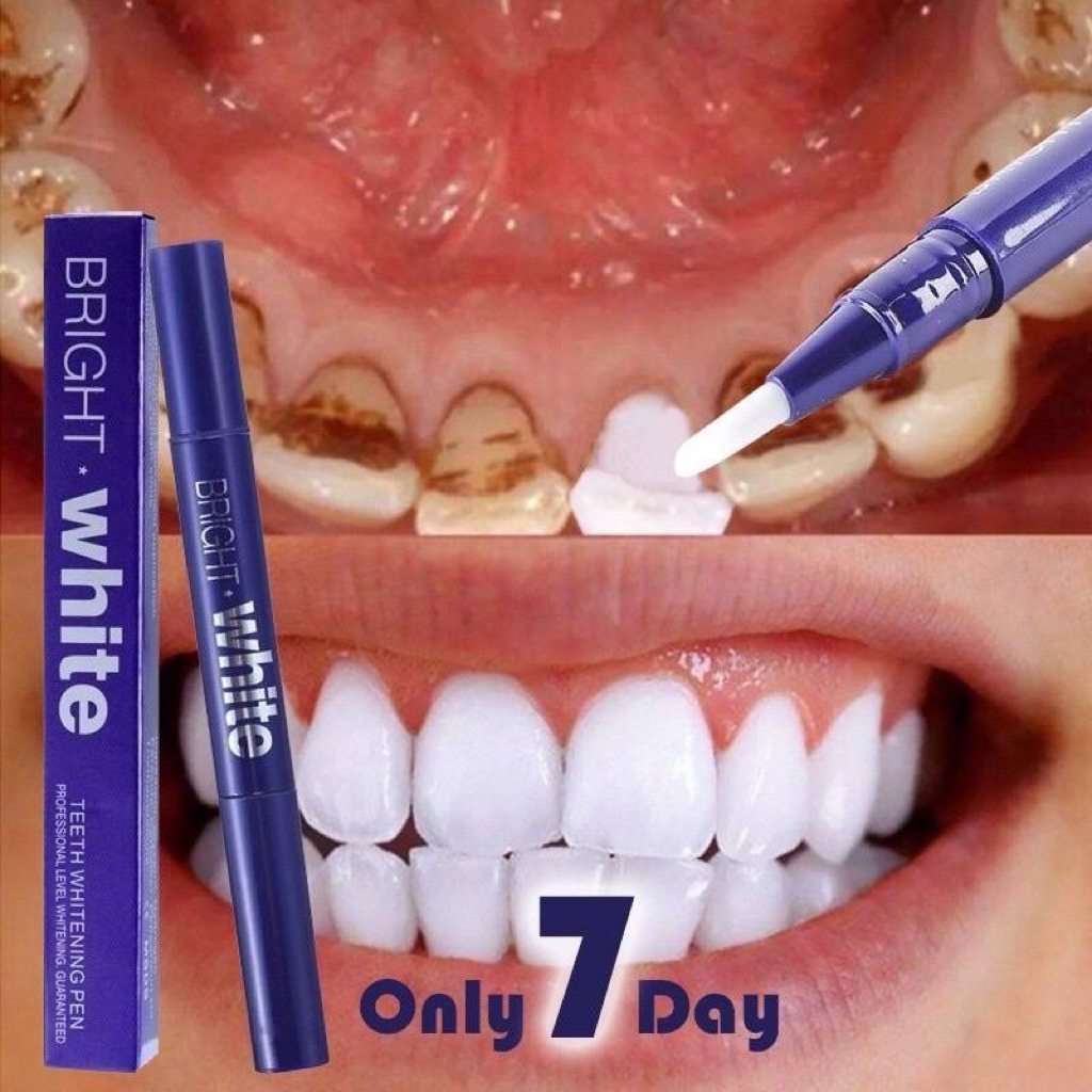 7DAYS TEETH WHITENING TEETH WHITENING แปรงทําความสะอาดสิ่งสกปรกสีดําสีเหลือง TEETH คืนสีขาว TEETH สุ