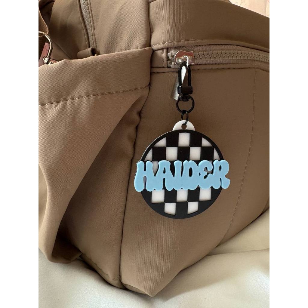 Custom Bag Tag Bag Tag School Boy พวงกุญแจส่วนบุคคล (D17)