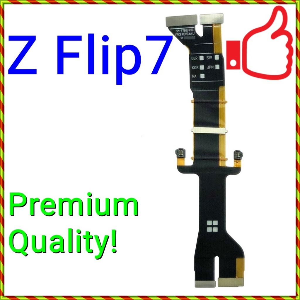 ใหม่กลางพับหลัก Flex Cable Ribbon สําหรับ Samsung Galaxy Z Flip7 / Flip 7 5G /SM- F766B F766U1