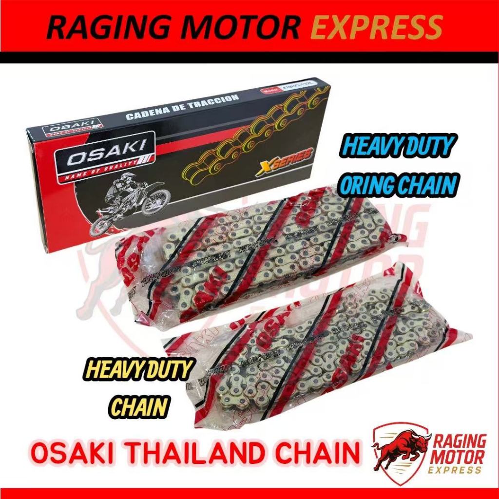 RANTAI TEBAL OSAKI HEAVY DUTY ORING CHAIN 428 415 132L MADE IN