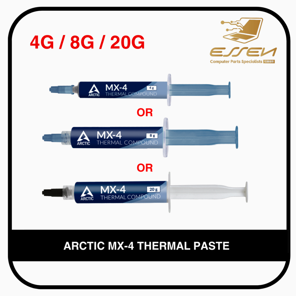 ARCTIC MX-4 THERMAL COMPOUND สําหรับแล็ปท็อปพีซี - 4G/8G/20G