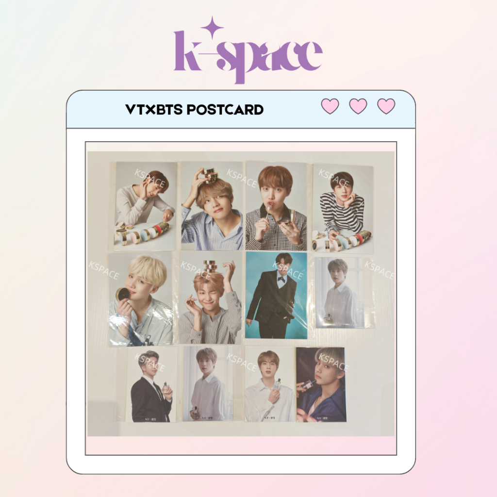 VTX VTX VTX﻿BTS โปสการ์ดอย่างเป็นทางการ