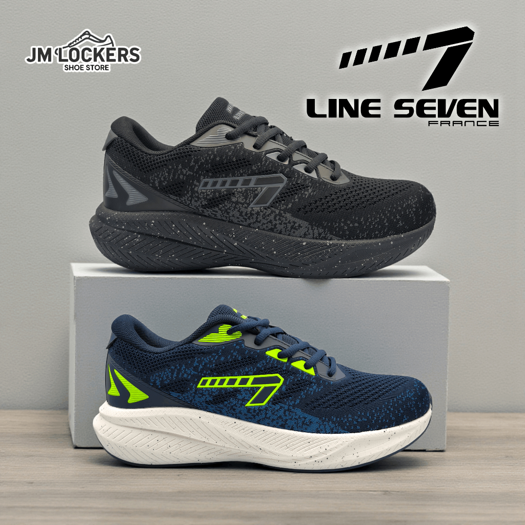 LINE 7 L7-S2793 รองเท้าวิ่งผู้ชาย - Kasut Sukan Lelaki Lari เบาะนุ่มตาข่ายระบายอากาศ