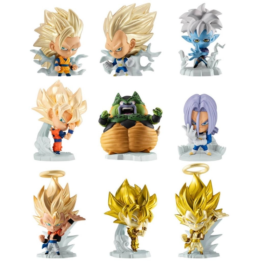 BANDAI DRAGON BALL CHYOSENSHI FIGURE 9 W/O GUM [กล่องสีบลอนด์]