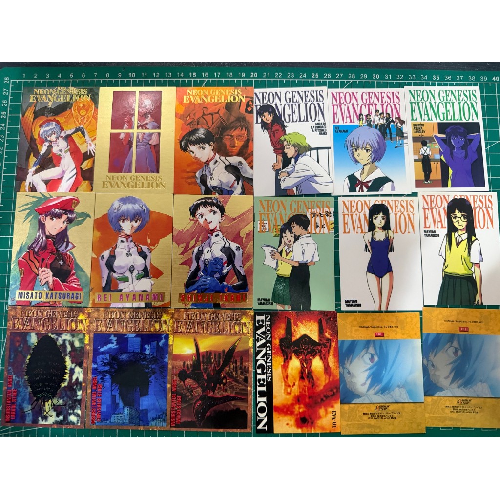 การ์ดสะสม Neon Genesis Evangelion Carddas Masters
