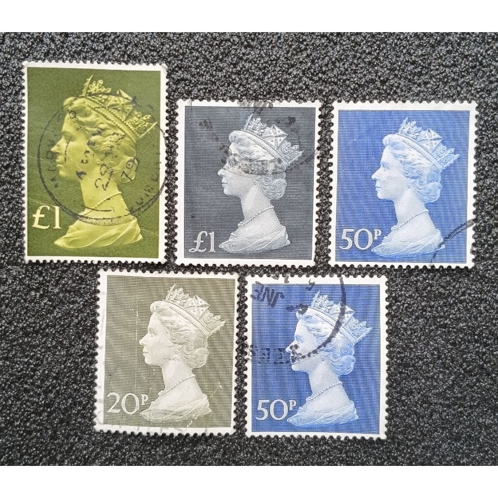 แสตมป์มือสอง / Queen Elizabeth UK