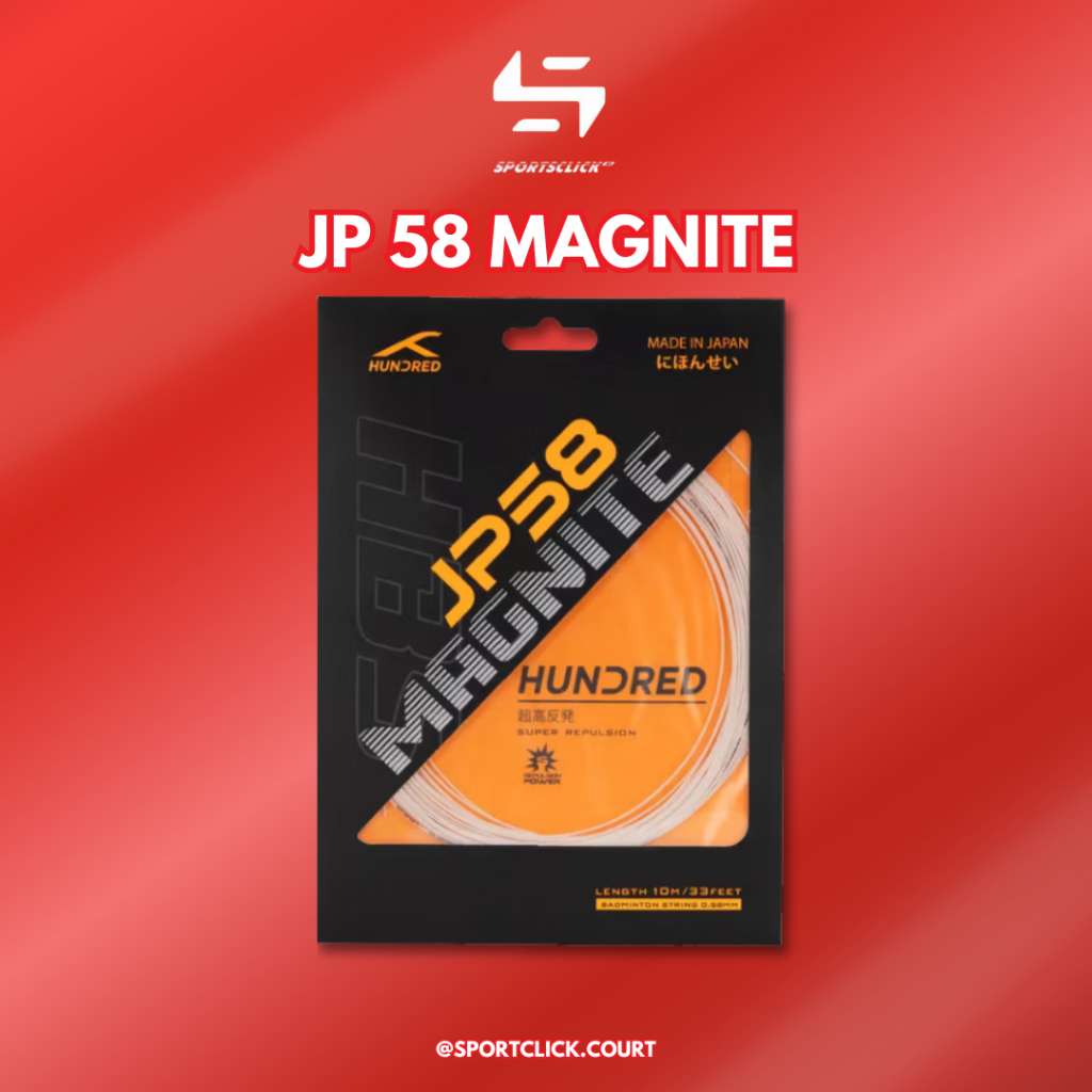 HUNDRED JP58 MAGNITE BADMINTON STRING (กีฬาคลิก)