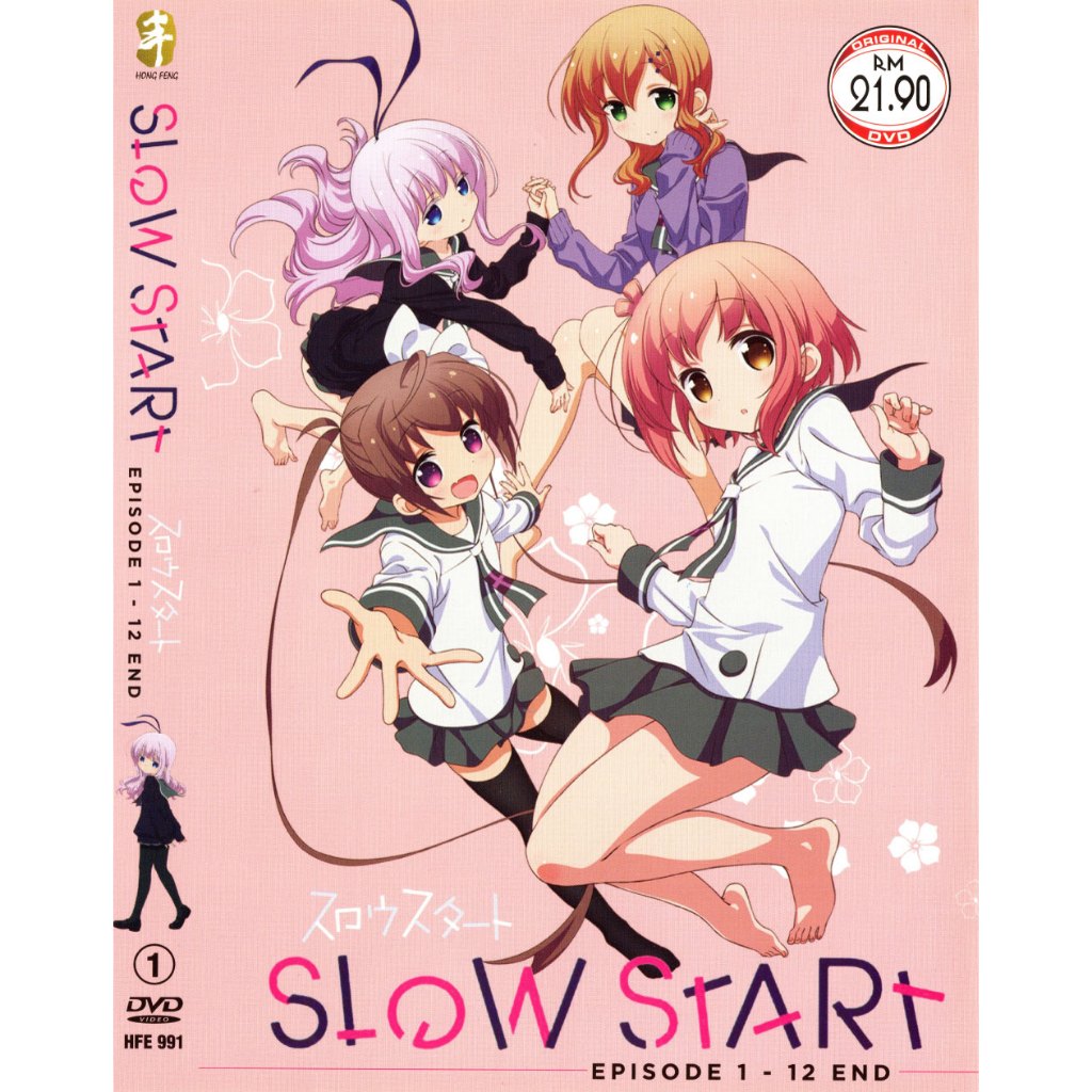 DVD Anime Slow Start Vol.1-12 End