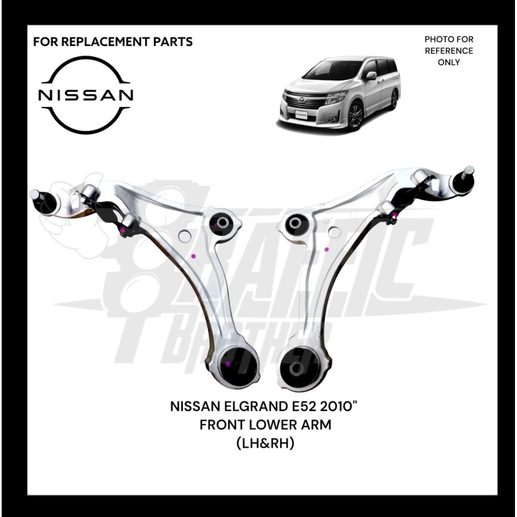 NISSAN ELGRAND E52 2010" ปลอกแขนหน้า (LH&RH)