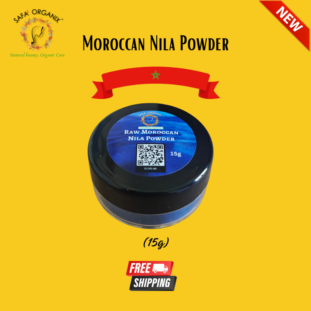 Moroccan Nila Blue Powder 15g Traditional North Africa Cultural Pigment Fine Powder