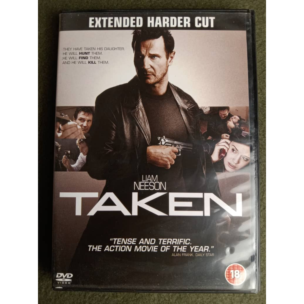 TAKEN - EXTENDED HARDER CUT - ดีวีดีภาพยนตร์ LIAM NEESON