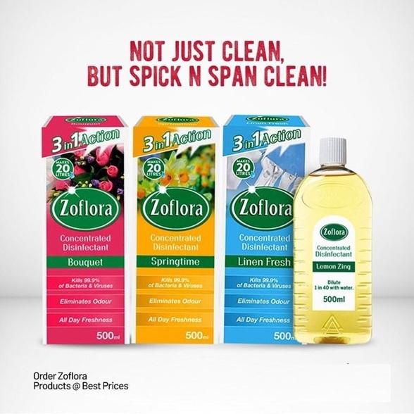 Zoflora 500ml น้ํายาฆ่าเชื้อสัตว์เลี้ยงคราบปัสสาวะ Odor Eliminator สเปรย์ Deodorizer ทําความสะอาด An