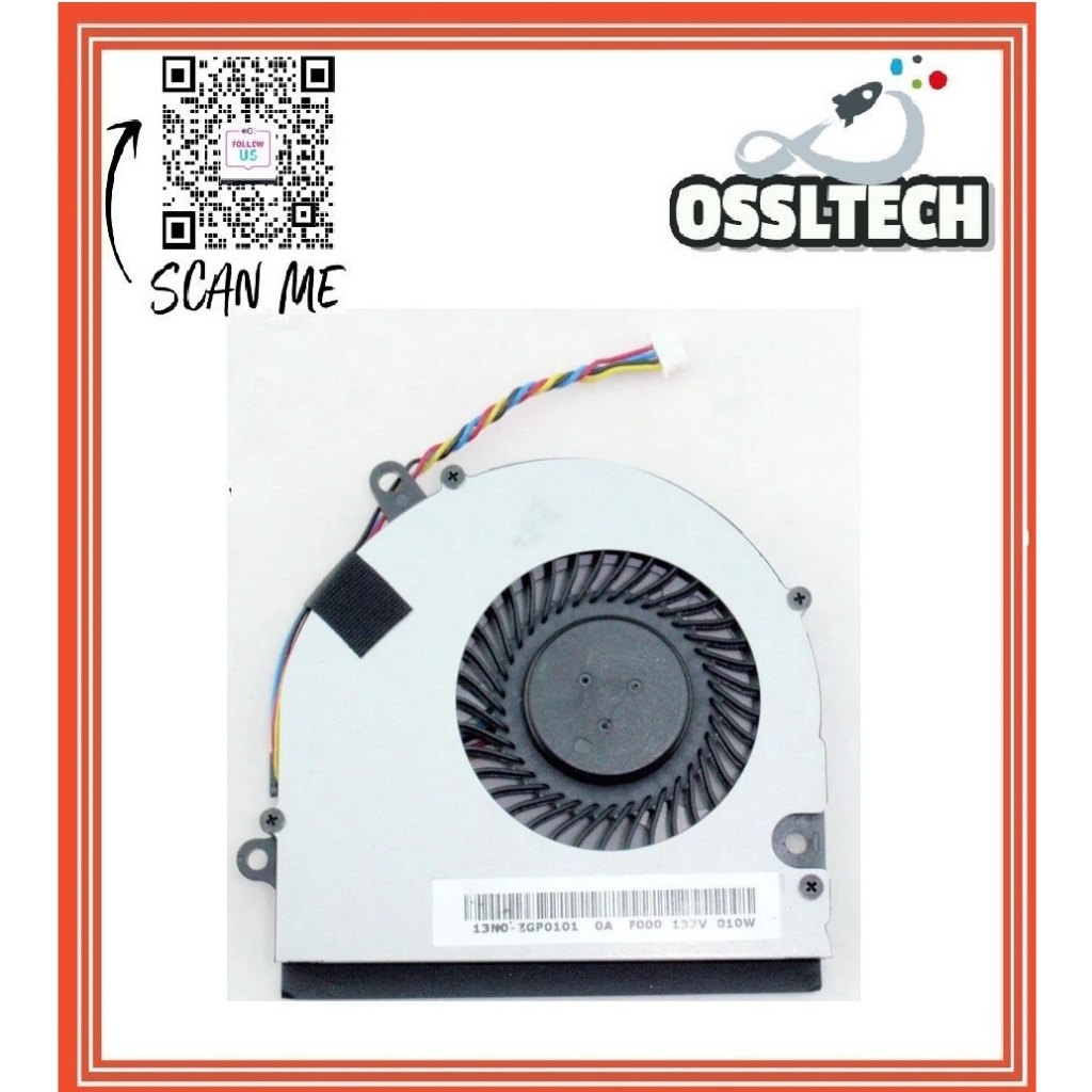 ใหม่ Asus U41 U41J U41JC U41JF U41SV พัดลม CPU KSB06105HB-BA10 13N0-ZGP0101 DFS531005PL0T-
