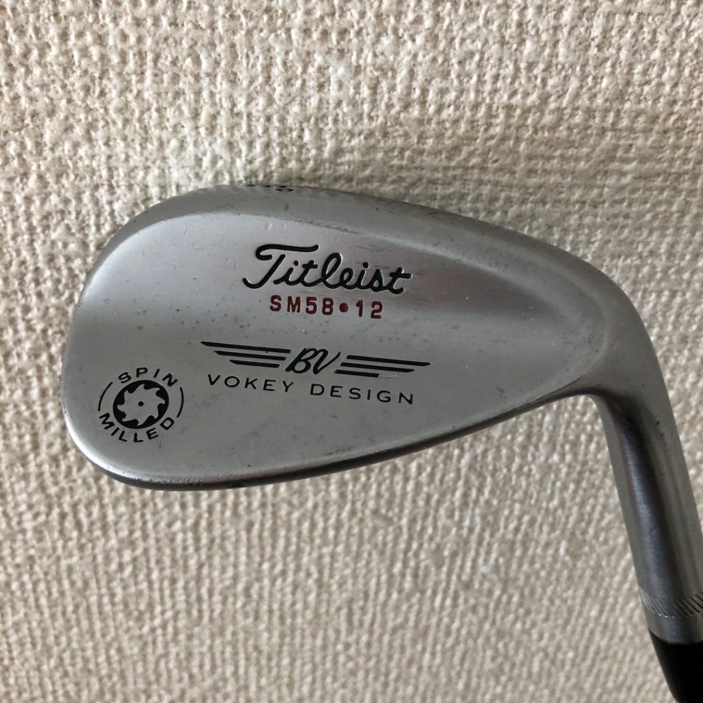 🇯🇵Titleist Vokey SM5 Spin Miled Wedge 58-12 NSPRO 950GH FlexS มือสอง