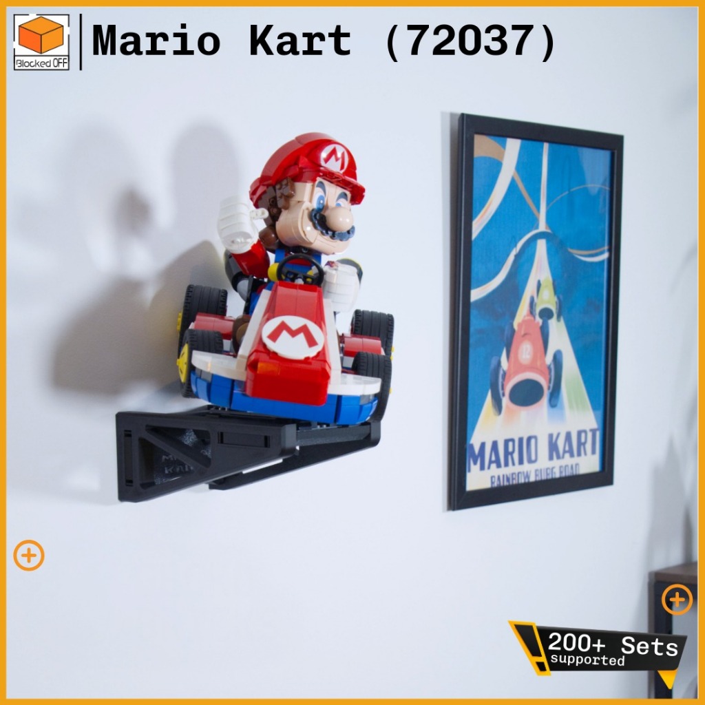 ติดผนังสําหรับ Lego Mario Kart (72037)