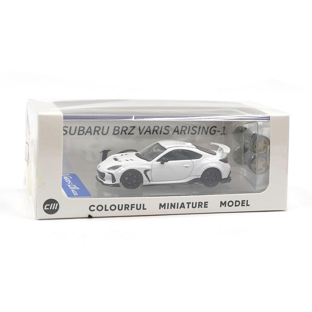 CM MODEL VARIS SUBARU BRZ ARISING 1 (WHITE EXTRA RIMS)
