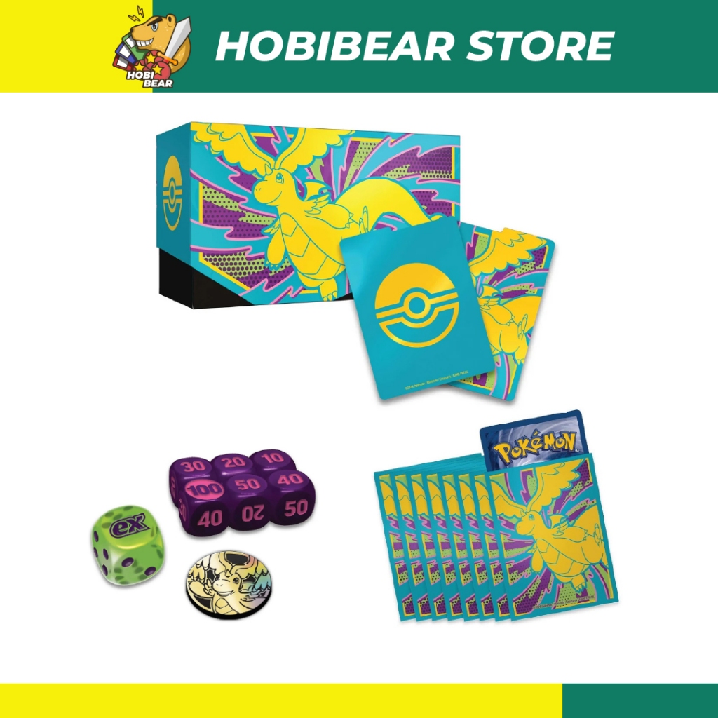 Pokémon TCG Accessories : ME2.5 Mega EvolutionAscended Heroes Sleeves Dices ETB Box