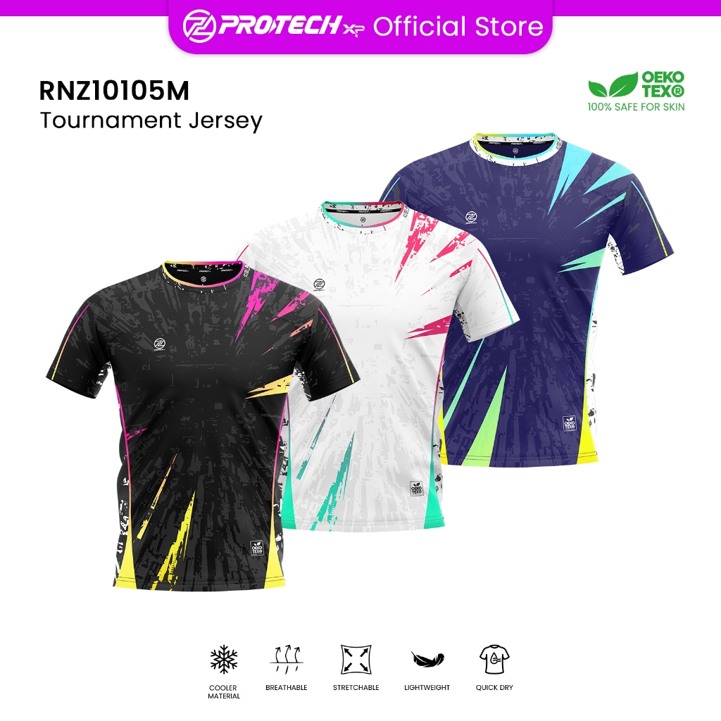เสื้อแข่ง PROTECH Badminton Dry Fit Tournament - RNZ10105M