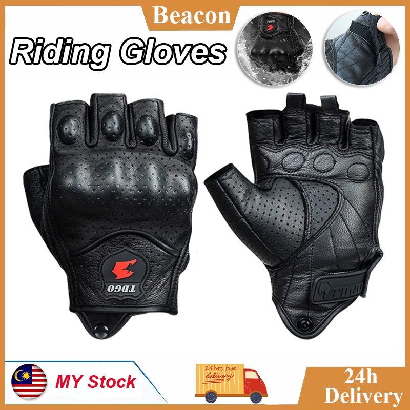 TDGO ถุงมือมอเตอร์ไซค์ ถุงมือขี่ Sarung Tangan Motor Rider ถุงมือปั่นจักรยาน มอเตอร์ไซค์ ถุงมือ