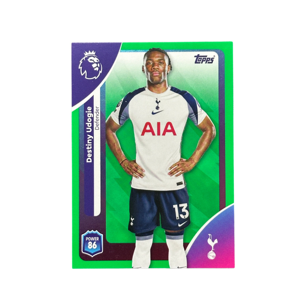 Topps Premier League 25/26 Spurs Destiny Udogie Italy Base Trading Card Collectibles