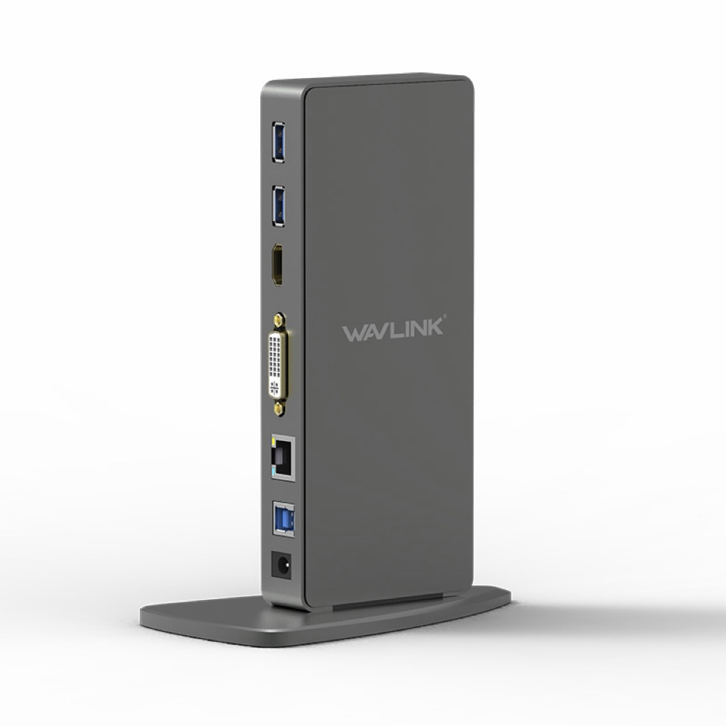 Wavlink UG39DK7 USB 3.0 อลูมิเนียมสถานีเชื่อมต่อสากล