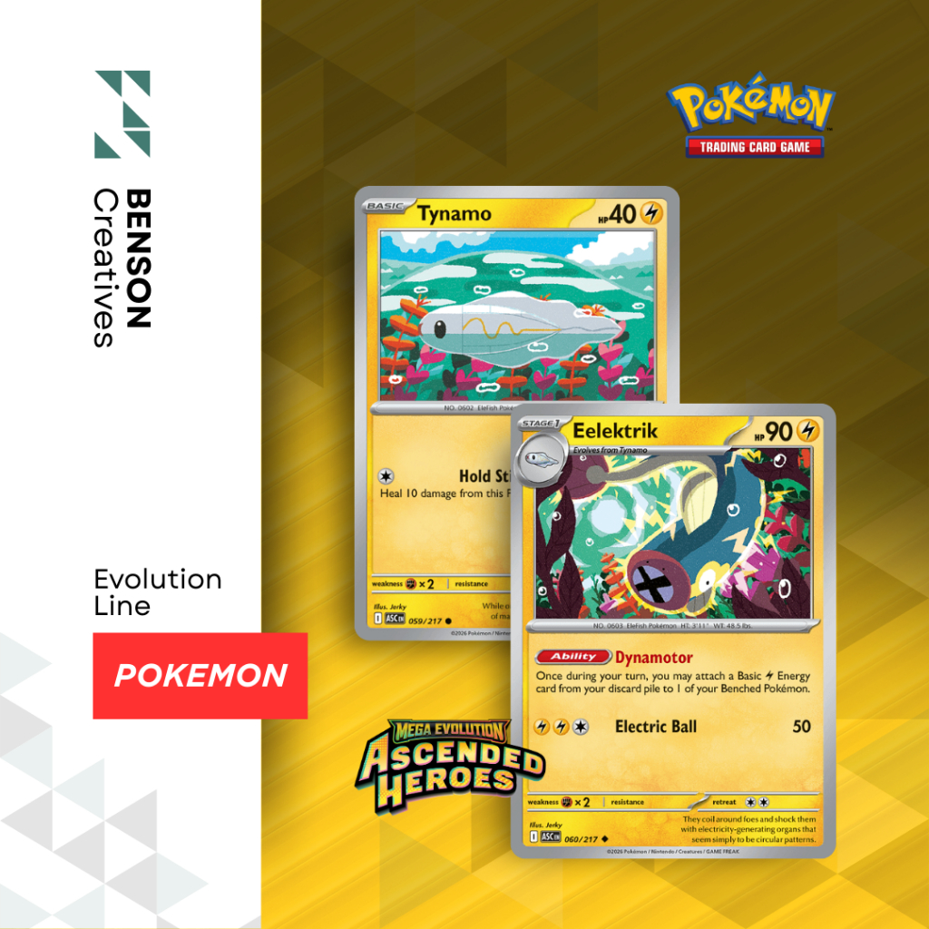 Tynamo, Eelektrik (สายวิวัฒนาการ) [วีรบุรุษที่แนบมา] Pokémon TCG