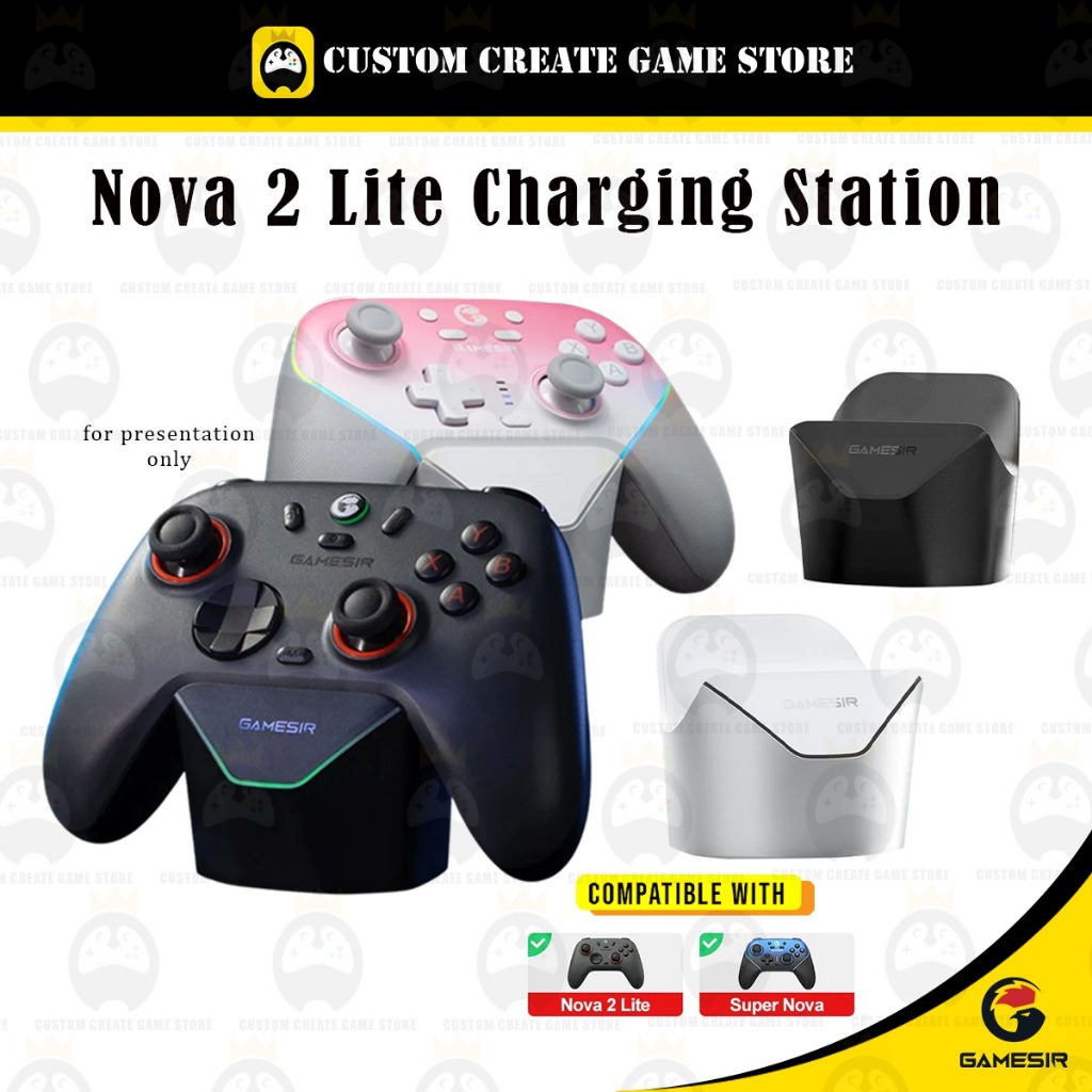 GameSir Gamepads Charger Dock Nova 2 Lite Super Nova สถานีชาร์จ Stylish Dispay Stand การชาร์จอัจฉริย