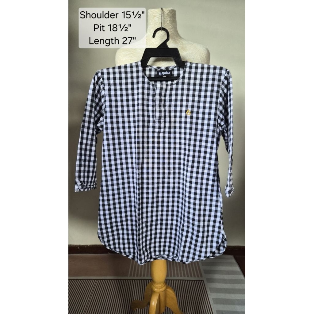 Quba Checkered Kota Kota Kotak2 [Preloved] - Size S