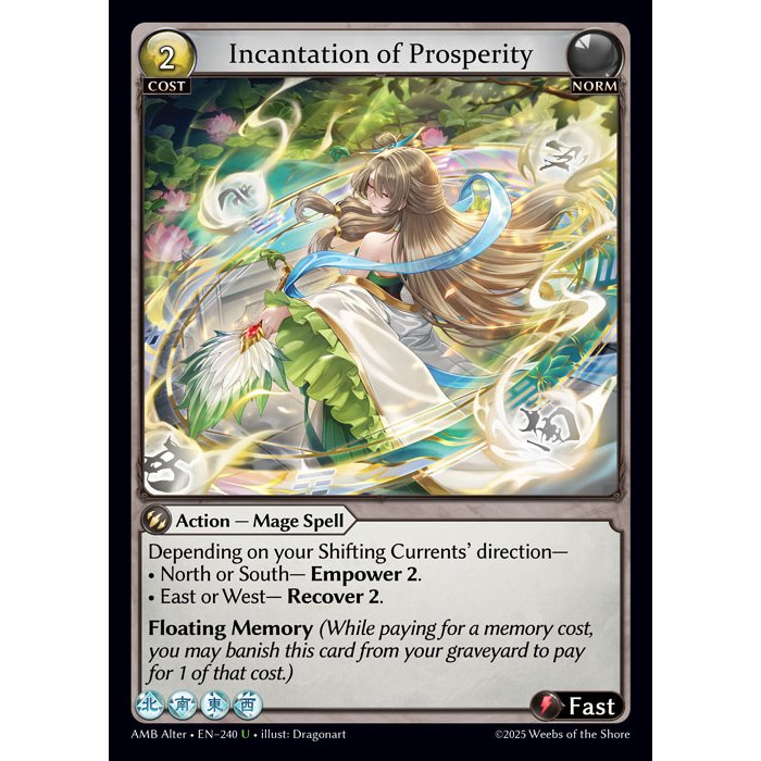 GRAND ARCHIVE AMB Alter Edition Norm (U) UNCOMMON Mortal Ambition GA EN–043 EN–060 EN–063 EN–081 EN–