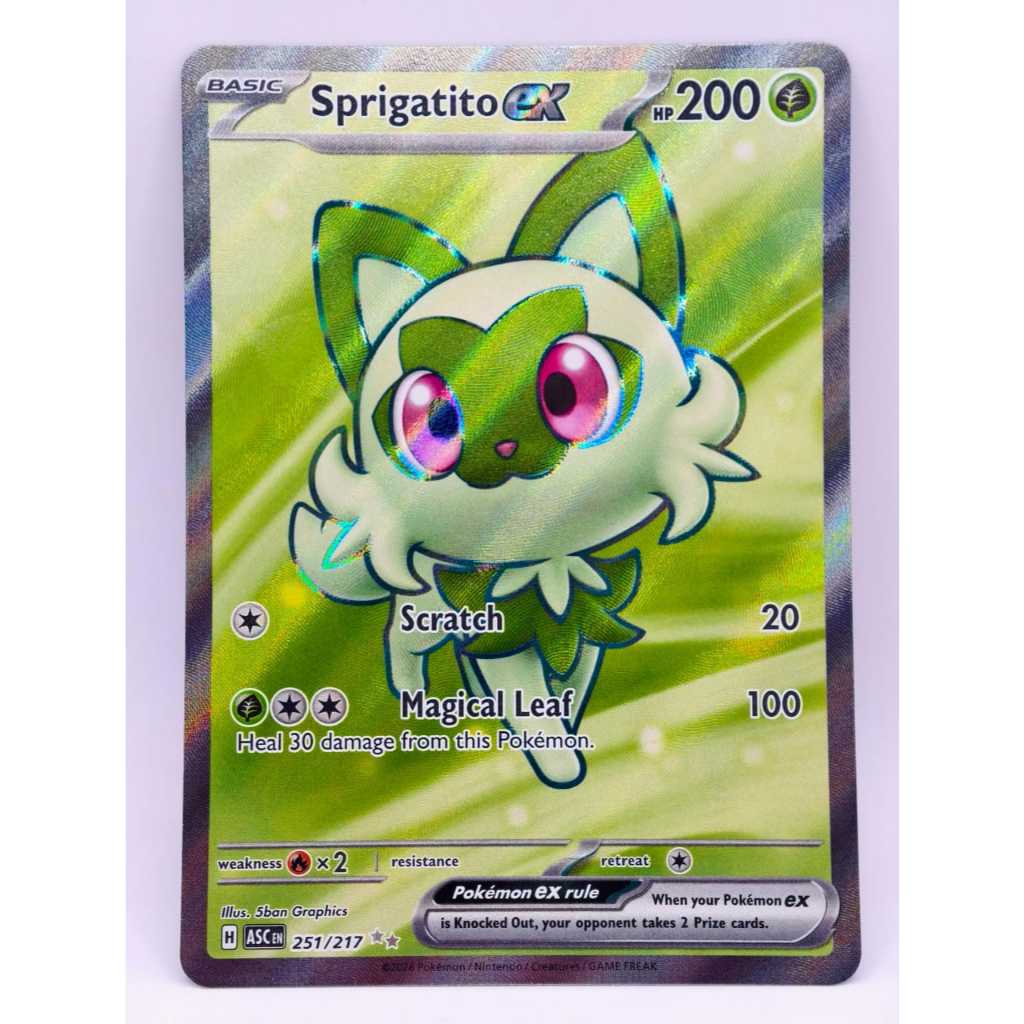 (ENG) Pokemon TCG -Sprigatito EX :Ascended Heroes (251/217)