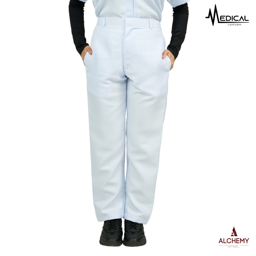 ผู้หญิง - กางเกง SLACK สีขาว