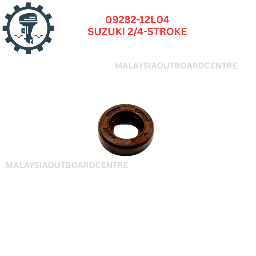 09282-12010 / 09282-12002 / 09282-12L04 ซีลน้ํามัน (12X25X7) สําหรับ SUZUKI OUTBOARD (CRANKSHAFT) 2/