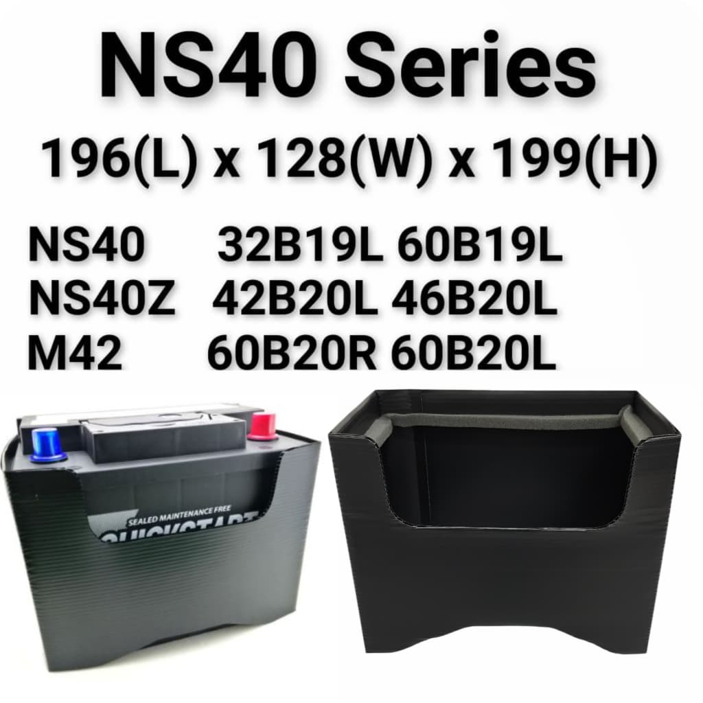 BATTERY JACKET HONDA TOYOTA PERODUA NS40 M42 NS40ZL ฝาครอบป้องกันแบตเตอรี่รถยนต์
