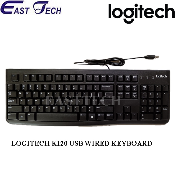 LOGITECH คีย์บอร์ด USB (K120)