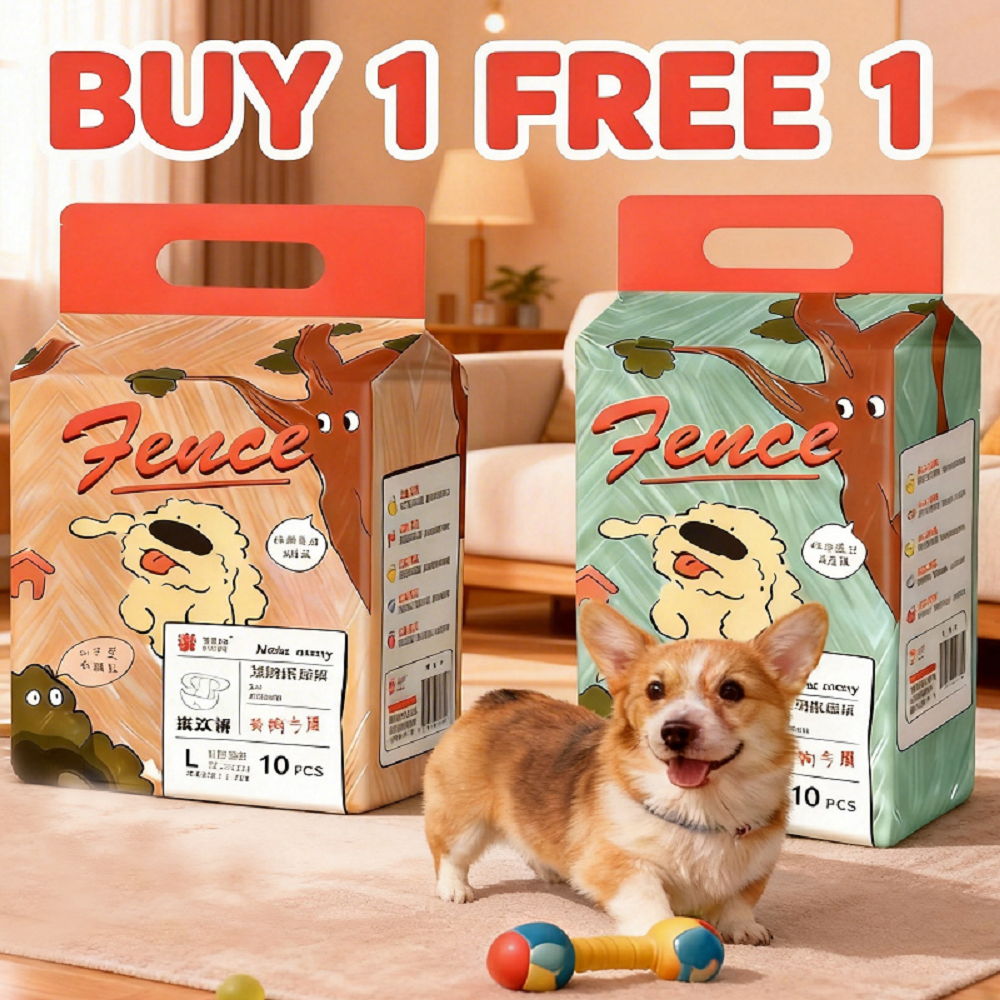 ซื้อ 1 ฟรี 1Pet Diaper สุนัข Pampers ผ้าอ้อมสุนัขชาย Leak Proof ผ้าอ้อมสุนัข ผ้าอ้อมสุนัข แบบใช้แล้ว