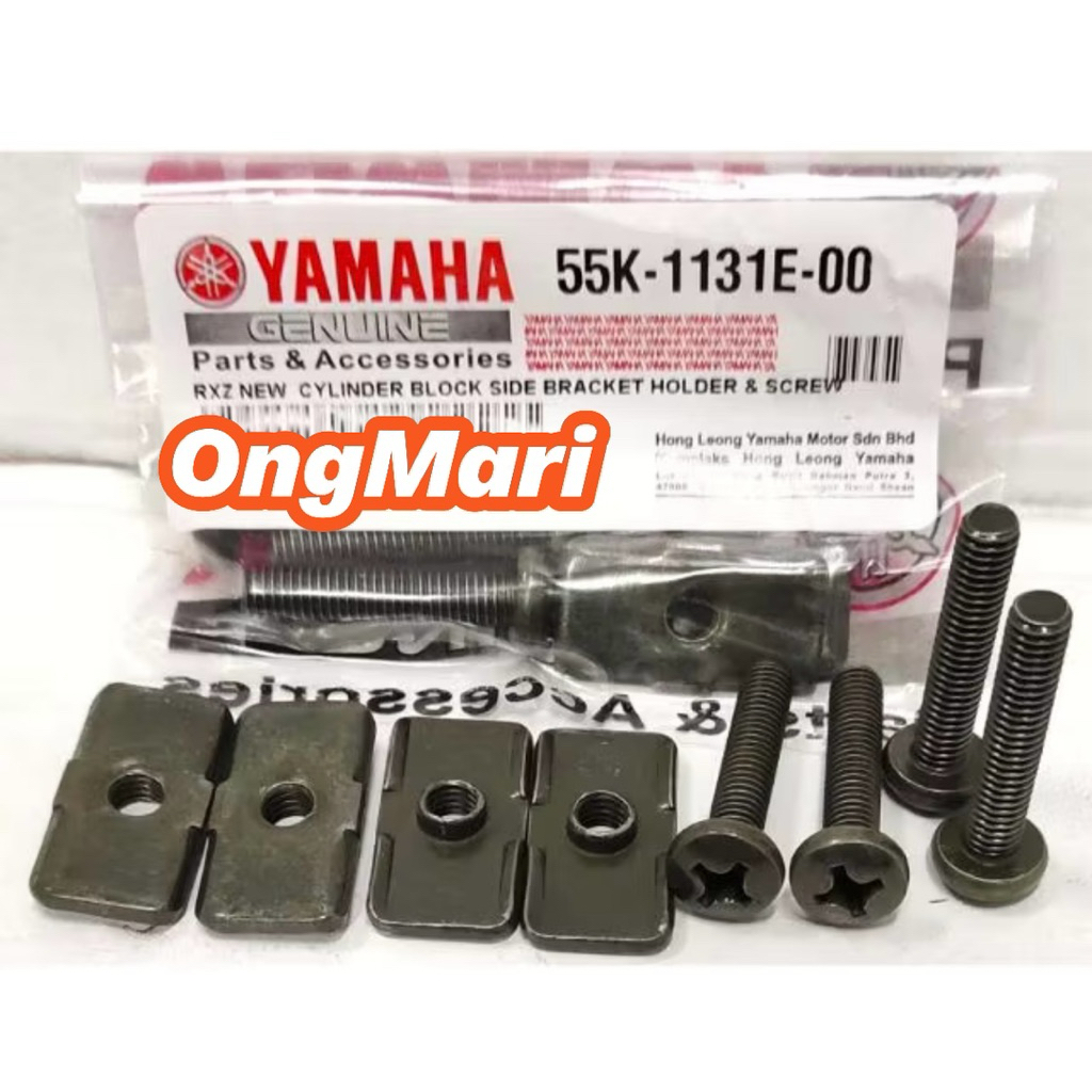 Yamaha RXZ Skru Cover Block BLOK Cover Screw & Nut Set BLOK tepi screw & nut