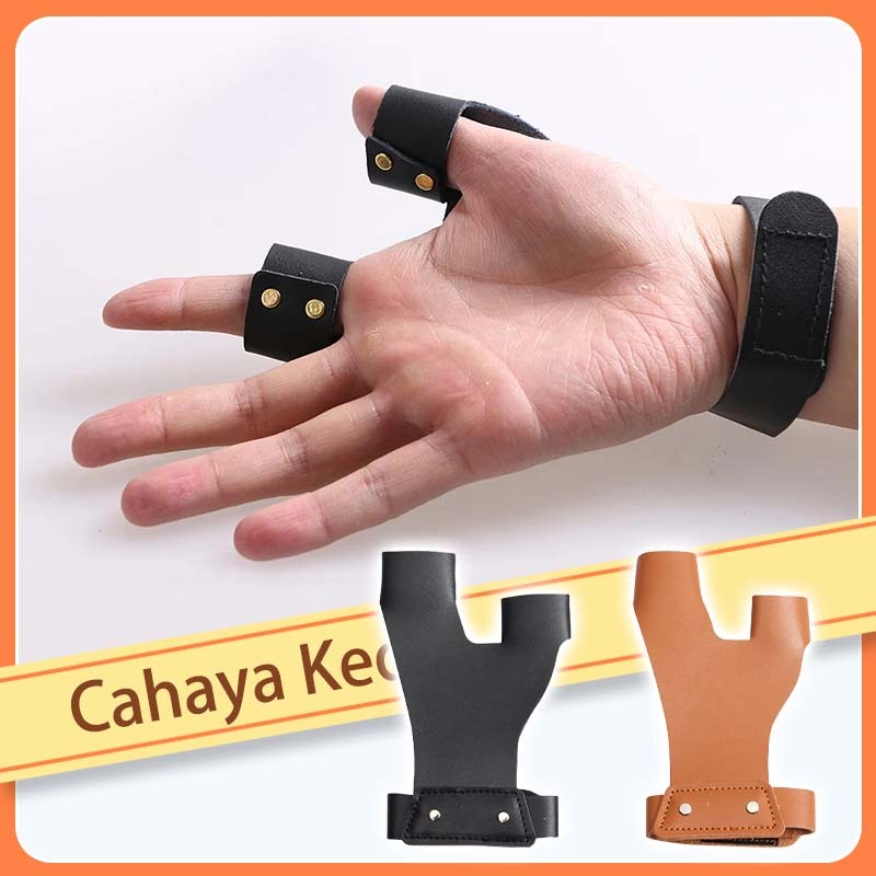 Recurve Archery Guard มือซ้าย Finger Tab Bow Hand Protector Anti-Wear สําหรับการยิงกีฬา