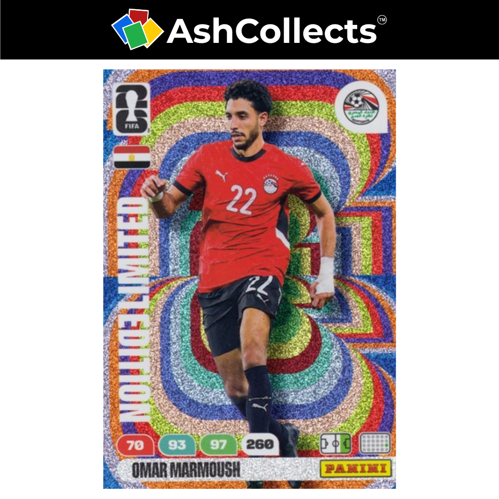 PANINI FIFA WORLD CUP 2026 Limited Edition Omar Marmoush Egypt การ์ดแมนซิตี้