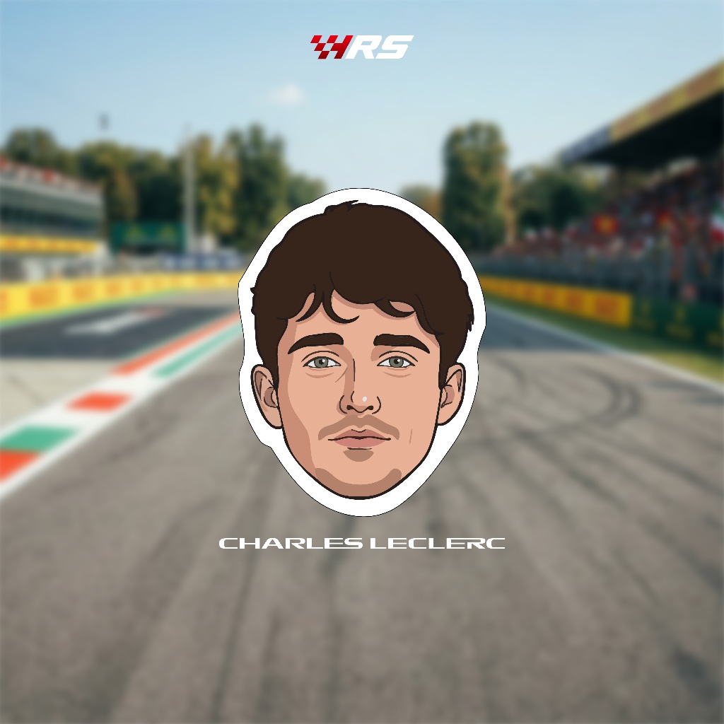 F1 2026 DRIVER FACE STICKERS - 5CM