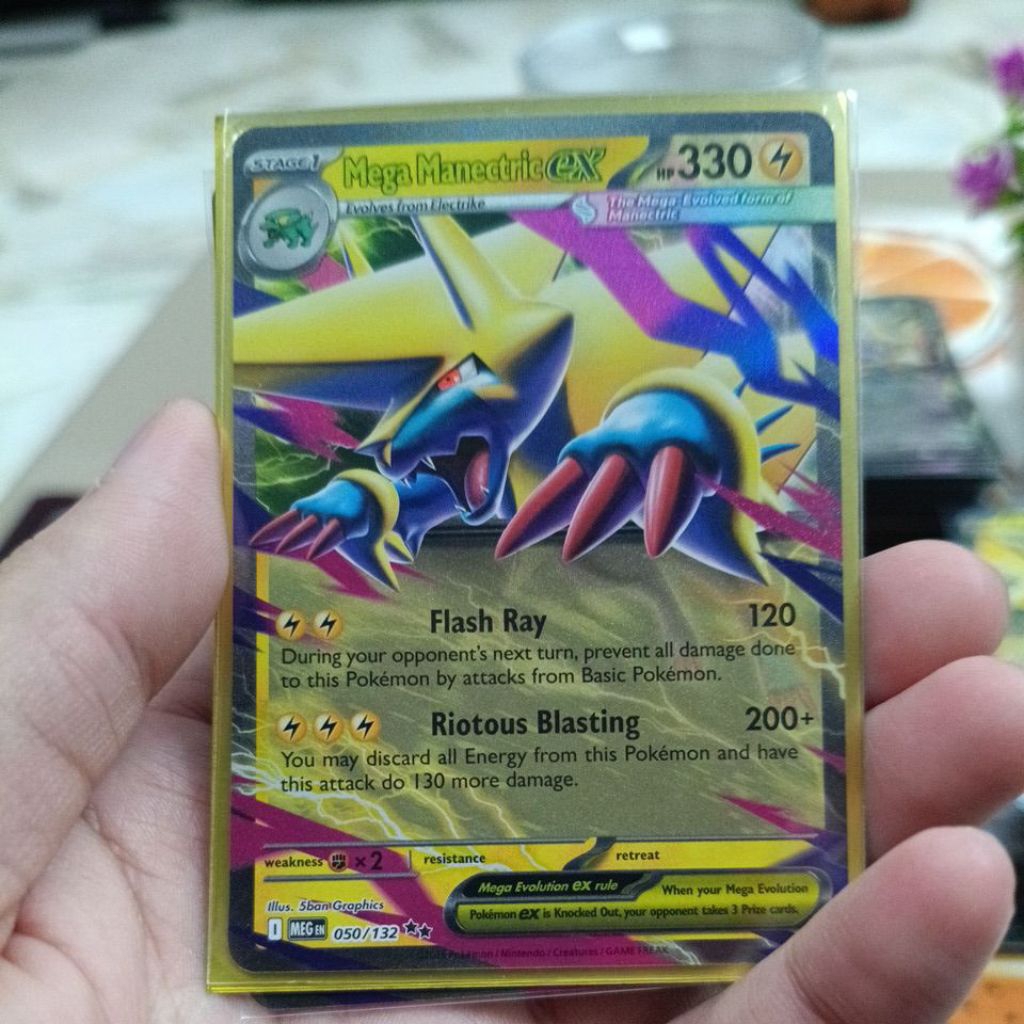 Pokemon TCG Mega Manectric Ex Mega Evolution