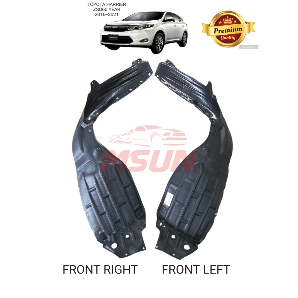 ฝาครอบบังโคลน TOYOTA HARRIER ZSU60 YEAR 2016