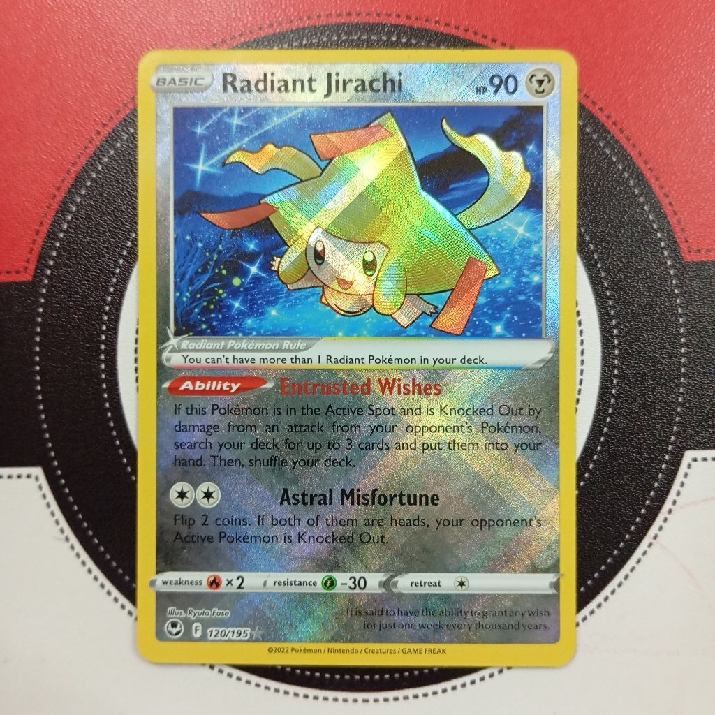 Pokemon TCG - Radiant Jirachi 120/195 - Silver Tempest .