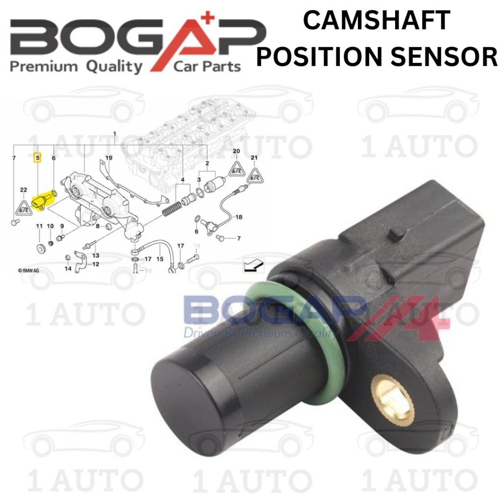 BOGAP CAMSHAFT POSITION SENSOR BMW E36 E46 E90 E39 E60 E63 E64 E38 E65 E66 E83 E53 Z3 E36 Z4 E85 M43