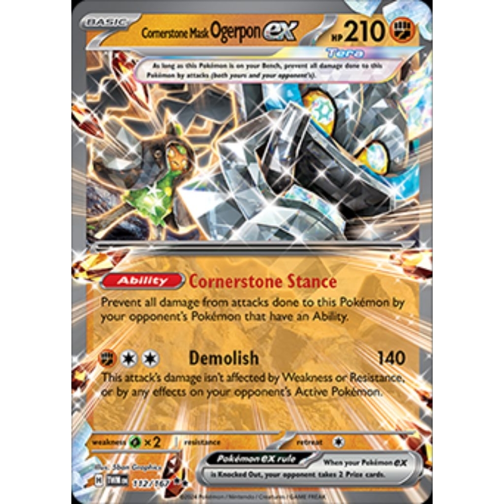 Pokémon TCG - หน้ากาก Cornerstone Ogerpon