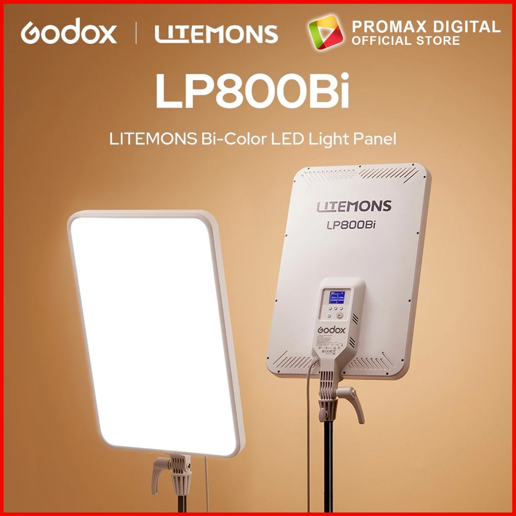 GODOX LP800Bi LITEMONS แผงไฟ LED สองสี สตูดิโอไฟแผงไฟ.
