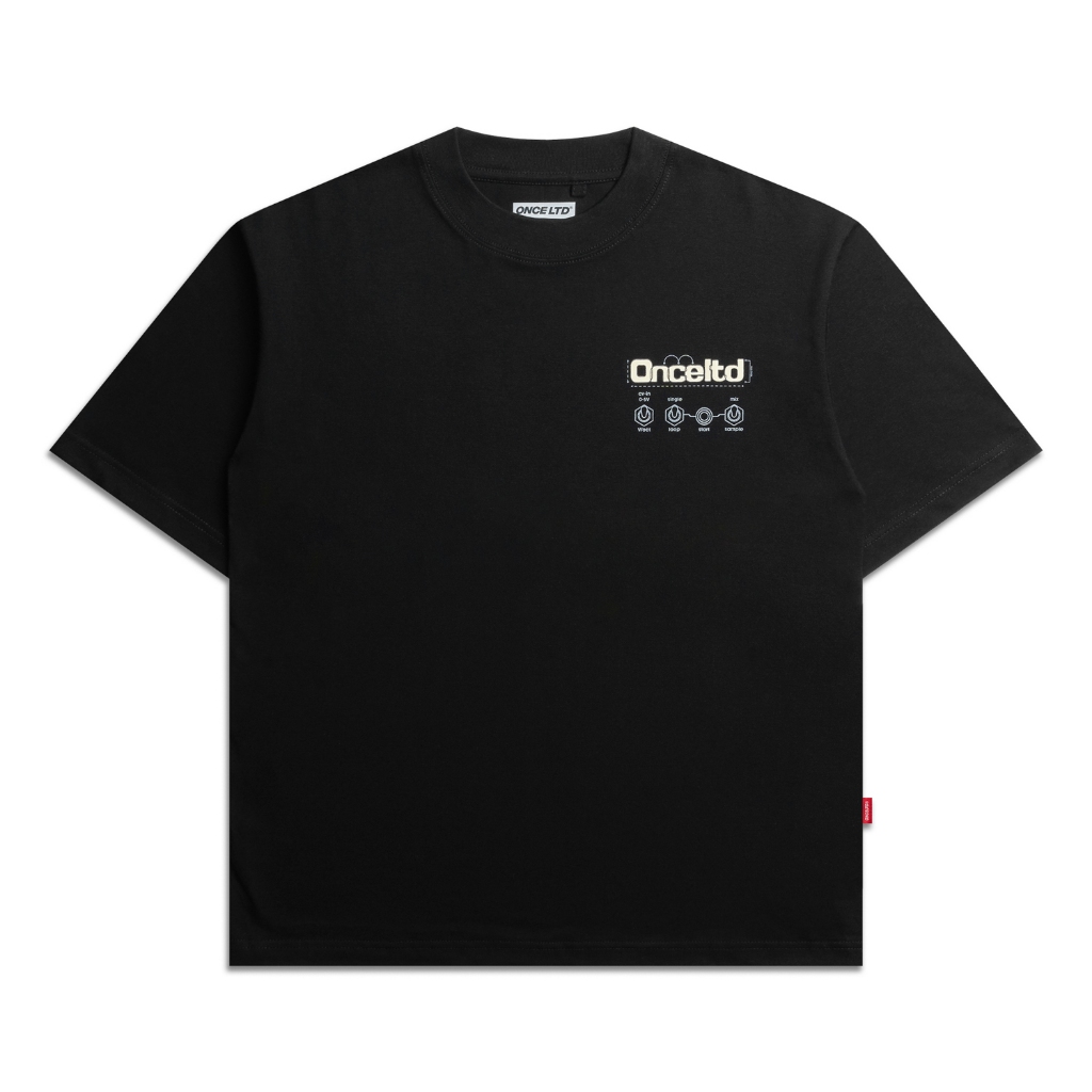 เสื้อยืดสีดําวิทยุ Once LTD