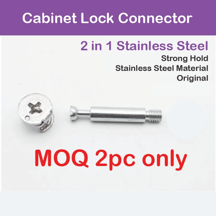 28/43 มม.ตู้เฟอร์นิเจอร์ Bolt & Nut Connector Part สกรู Fastener เฟอร์นิเจอร์ Cam ล็อค Fitting Dowel 2 in 1