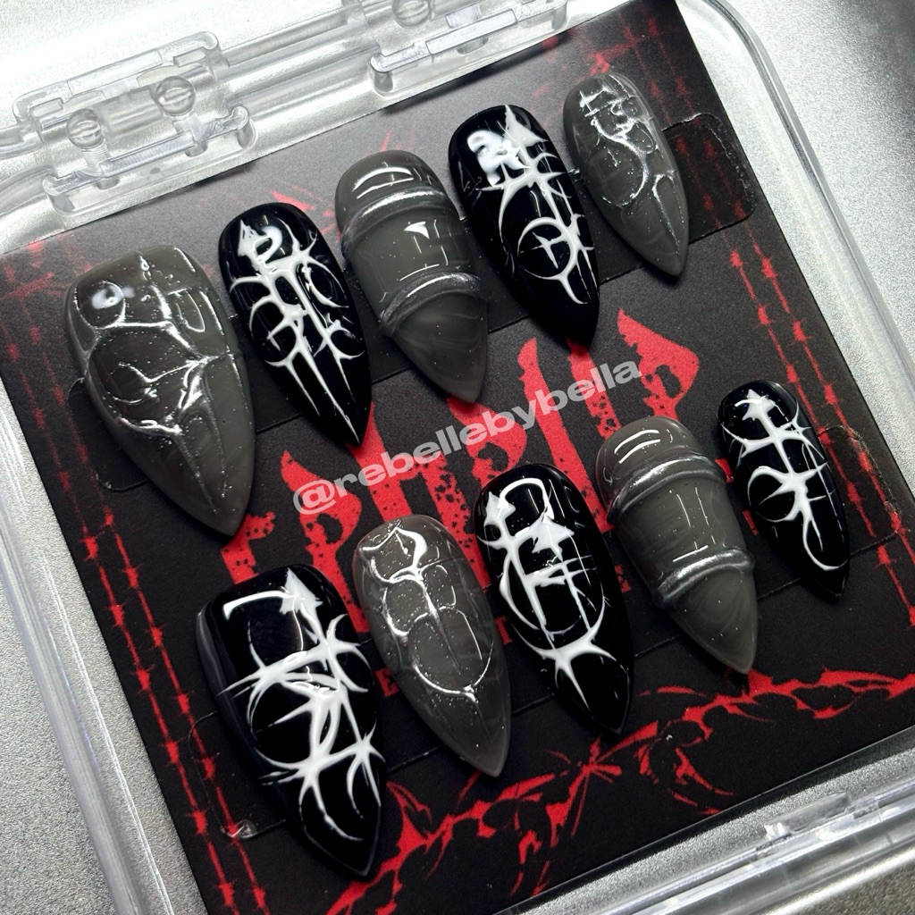 Rebelle Handmade Press-On Nails (Domican Collection)