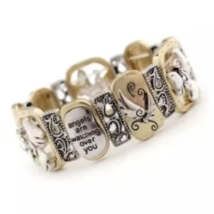 สร้อยข้อมือ DGOD Faith Hope Love แกะสลักทํามือ